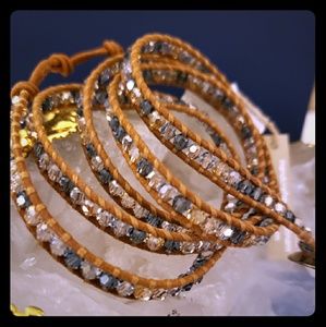 NEW Chan Luu Crystal 5-wrap bracelet